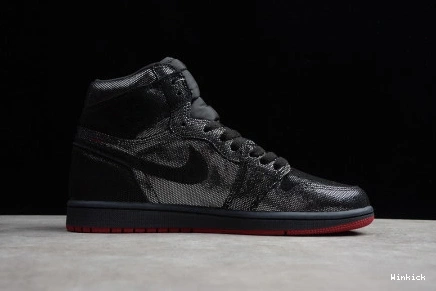 BLACK OG 1 RED JORDAN DC7071-001 HIGH RETRO GYM AIR 1030